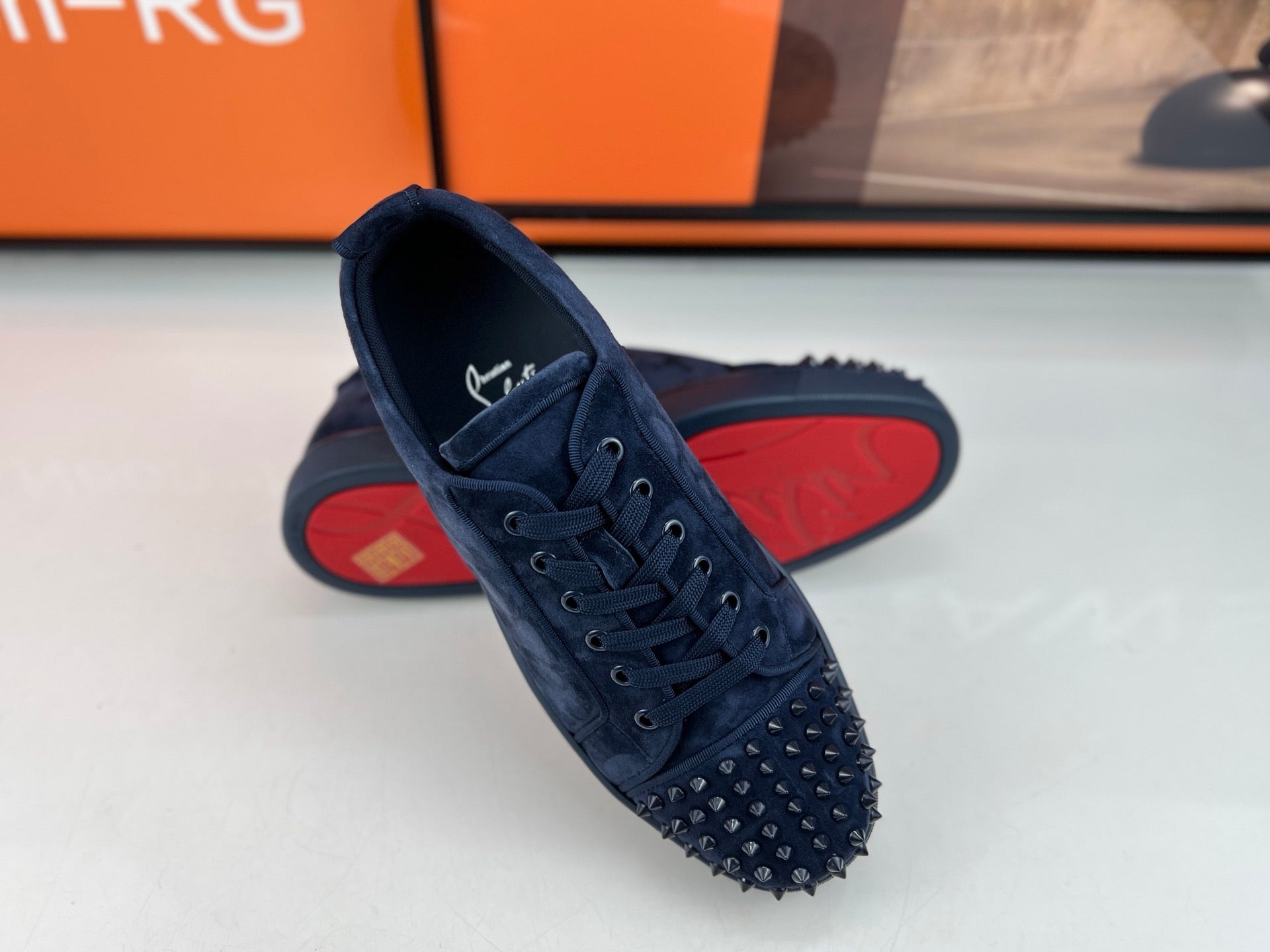 "Loubs" Sneaker with Spikes