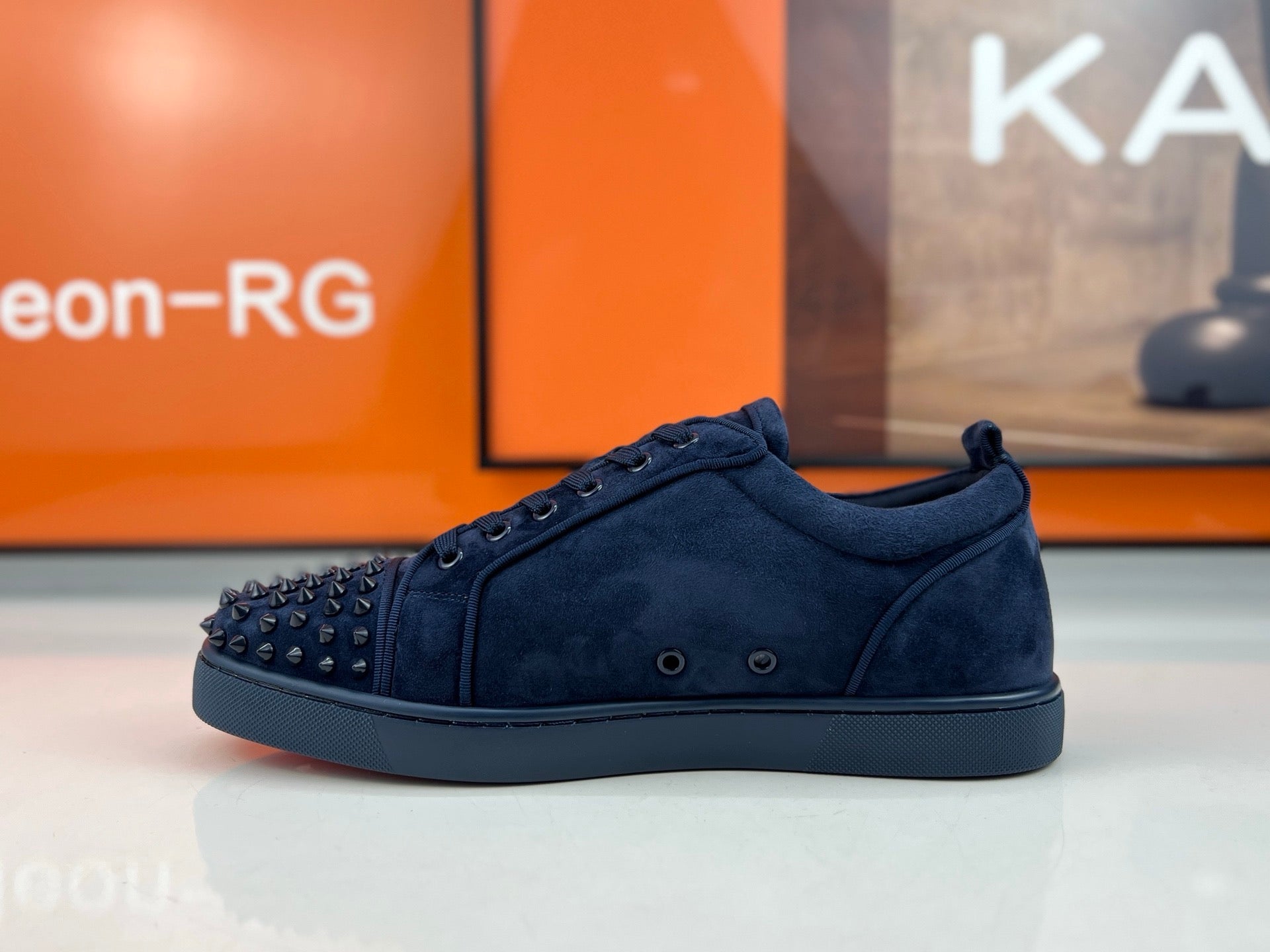 "Loubs" Sneaker with Spikes