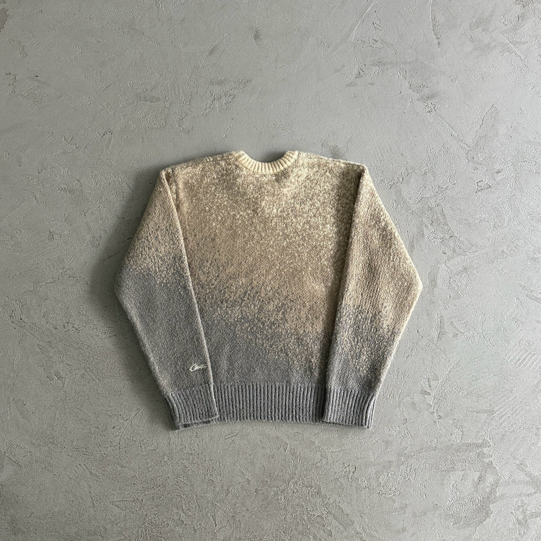 "CRTZ" Mohair Beige/Grau