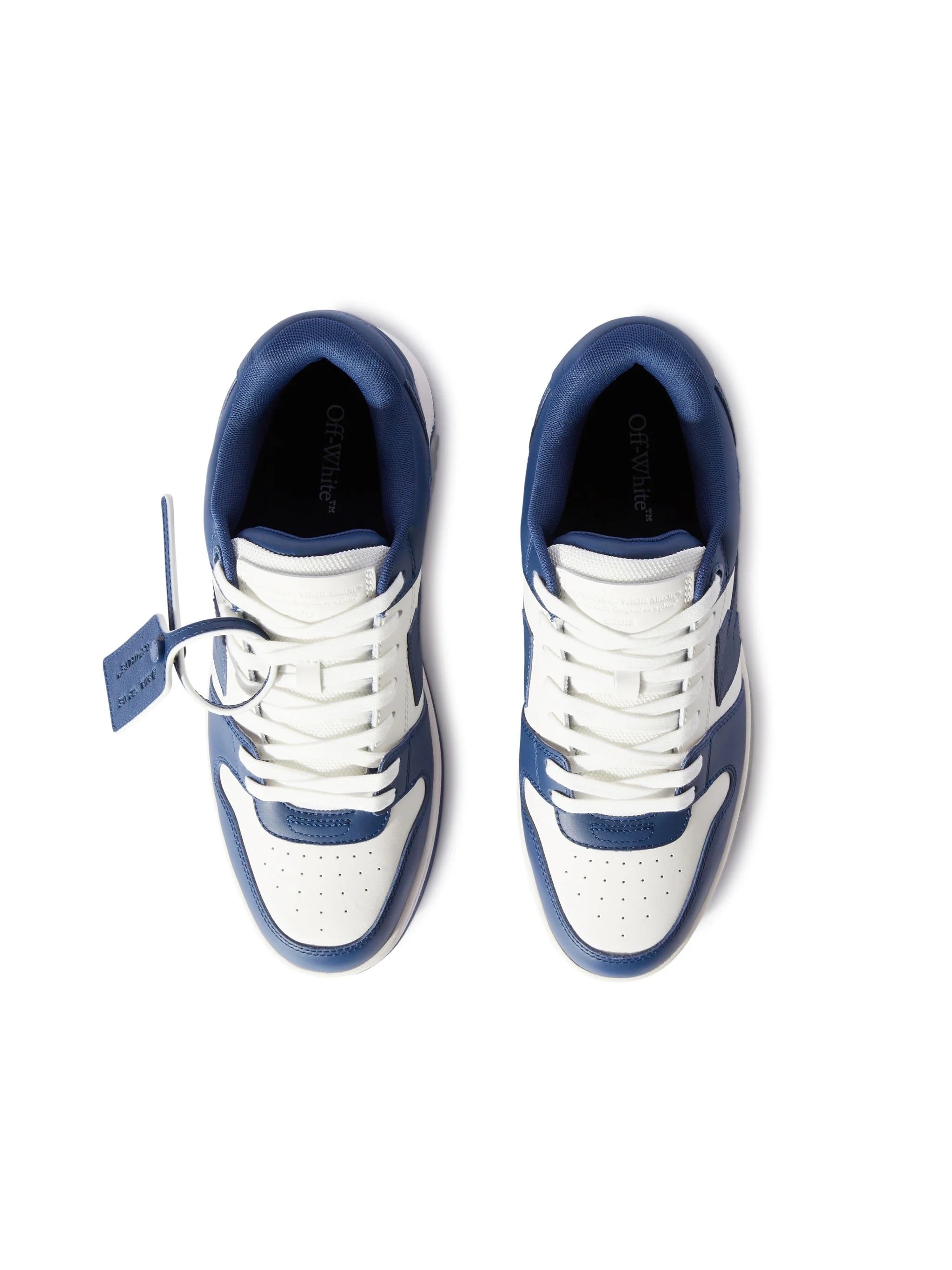 "Off-Sneaker" Blue and White
